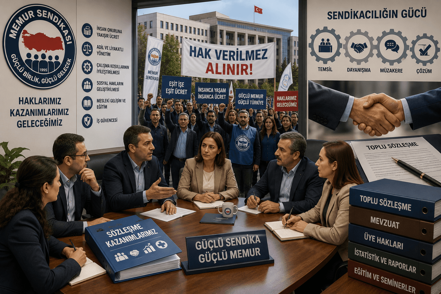 Dokuz başlıkta memur sendikacılığının karşı karşıya kaldıkları açmazlar